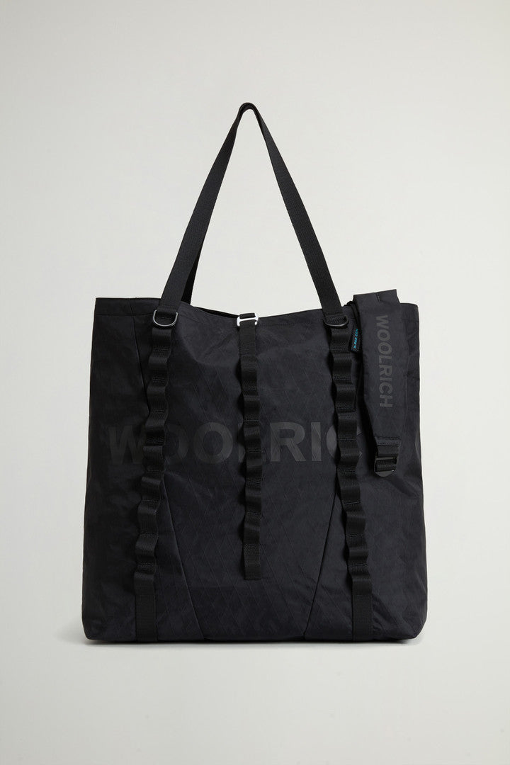 Oversized Tote Bag in X-PAC by Todd Snyder (Black) - Main View