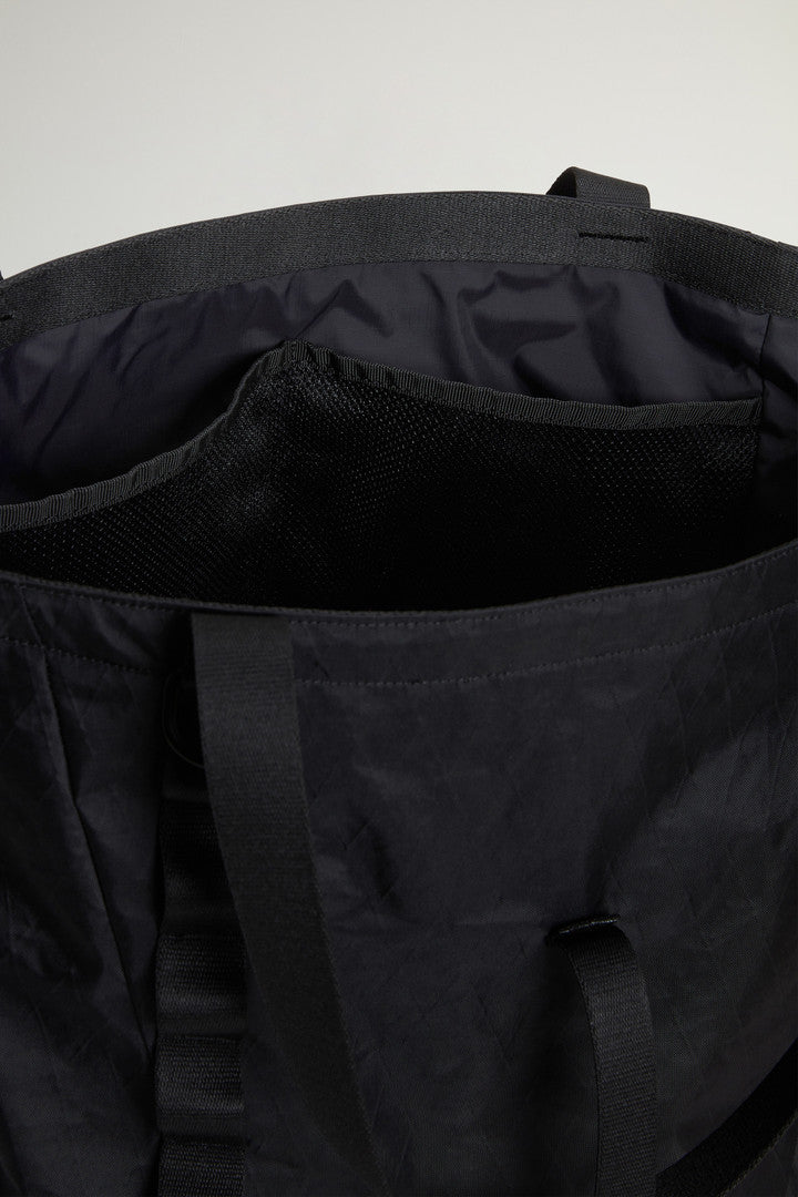 Oversized Tote Bag in X-PAC by Todd Snyder (Black) - Detail View 5