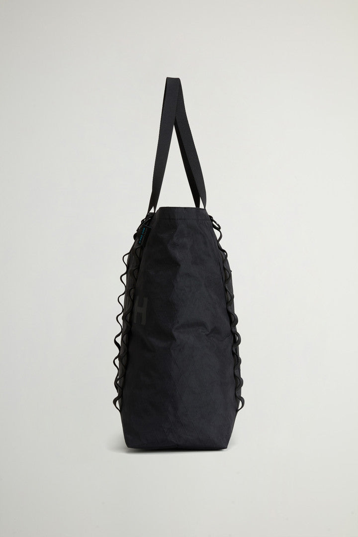 Oversized Tote Bag in X-PAC by Todd Snyder (Black) - Detail View 2
