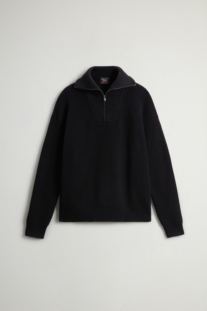 Pure Cotton Sweater by Todd Snyder (Black) - Main View