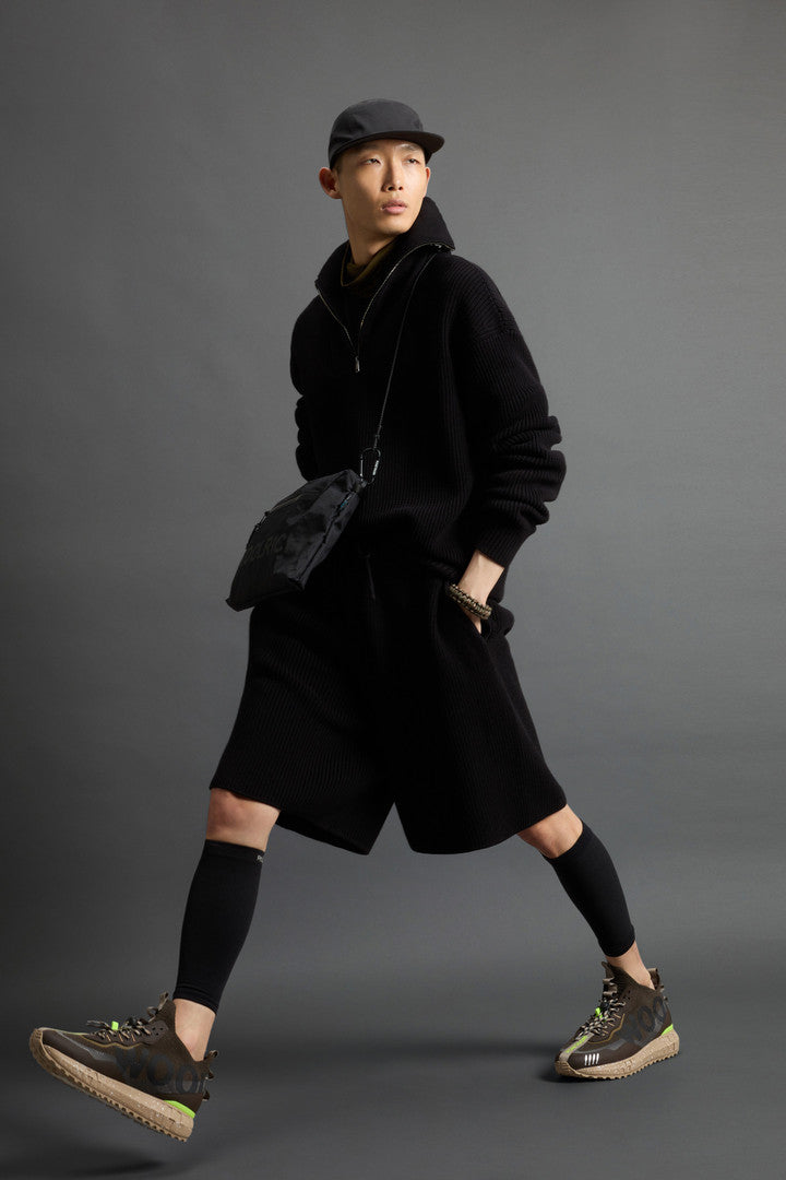 Pure Cotton Sweater by Todd Snyder (Black) - Detail View 2