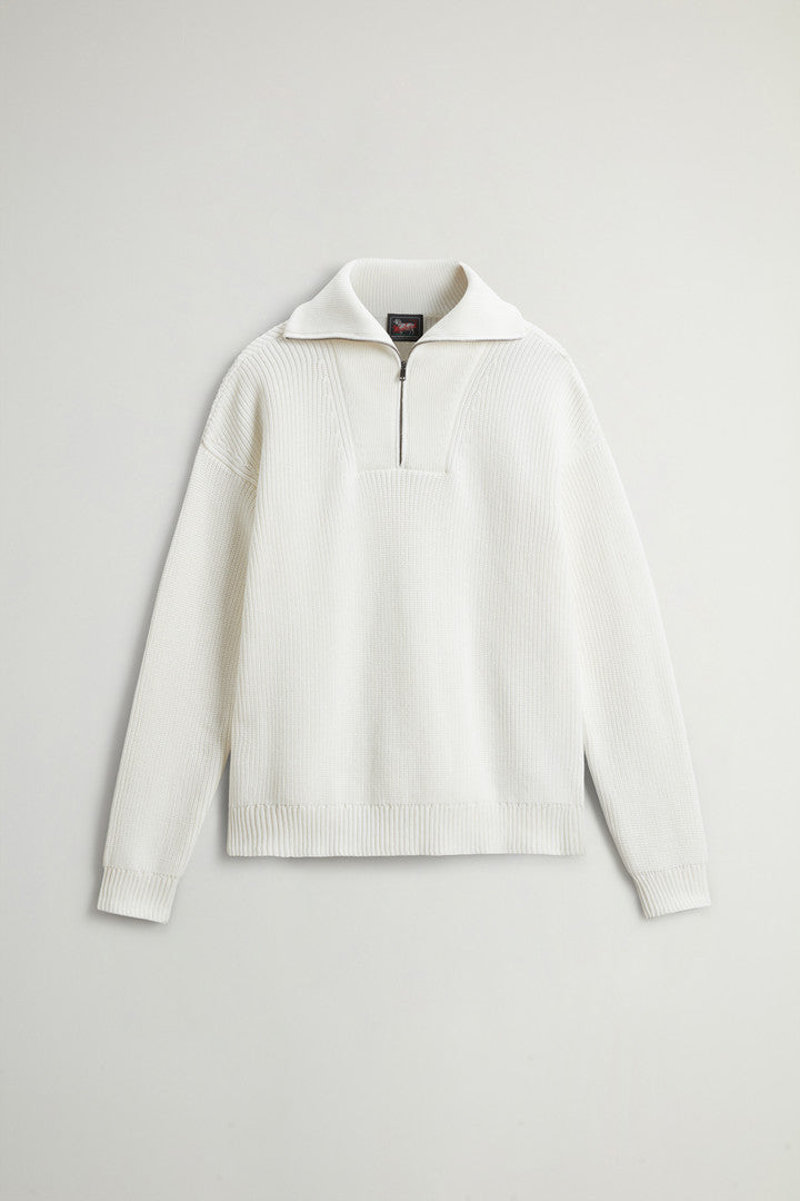 Pure Cotton Sweater by Todd Snyder (Black) - Detail View 9
