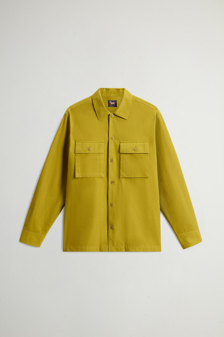 Garment-Dyed Pure Cotton Ripstop Shirt by Todd Snyder (Dream Blue) - Detail View 8