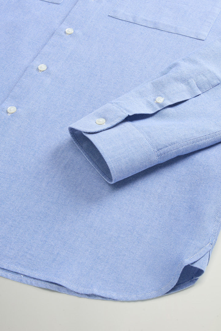 Pure Cotton Oxford Shirt by Todd Snyder (Green) - Detail View 7