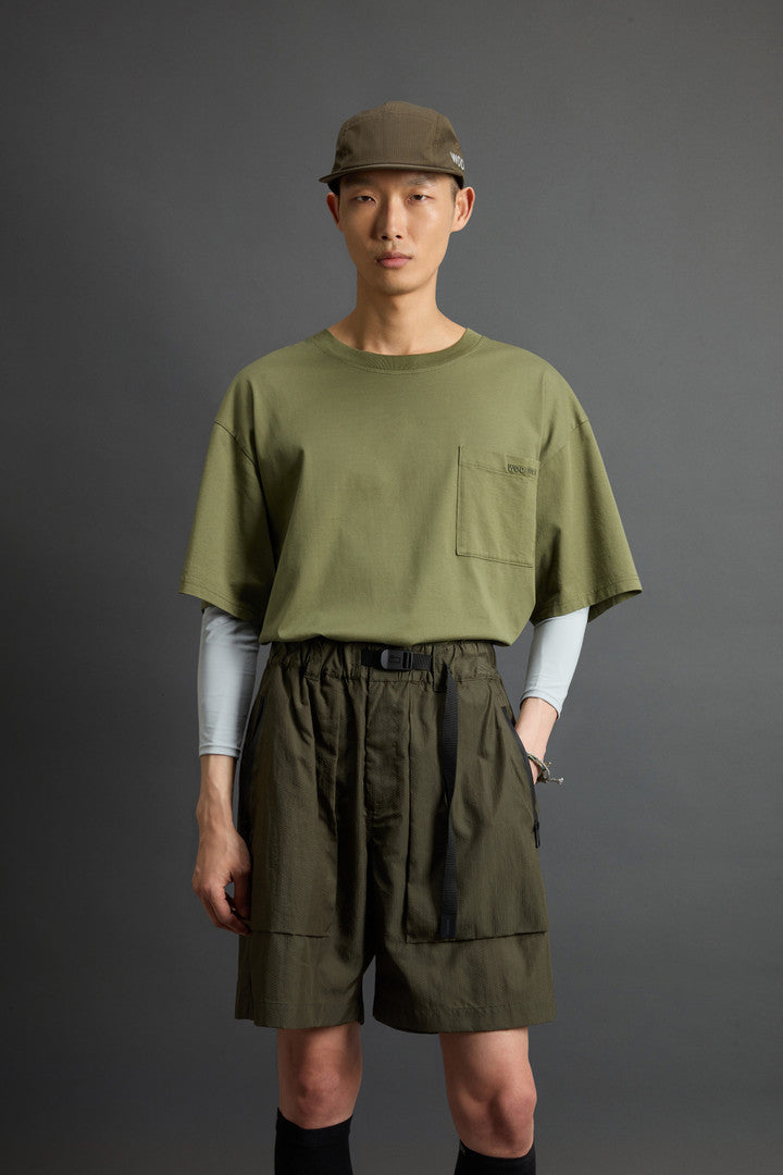 Pure Cotton T-Shirt by Todd Snyder (Four Leaf Clover) - Detail View 1