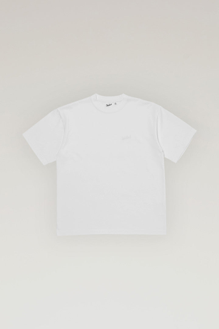 COOLMAX T-shirt with Embroidered Logo (White) - Main View