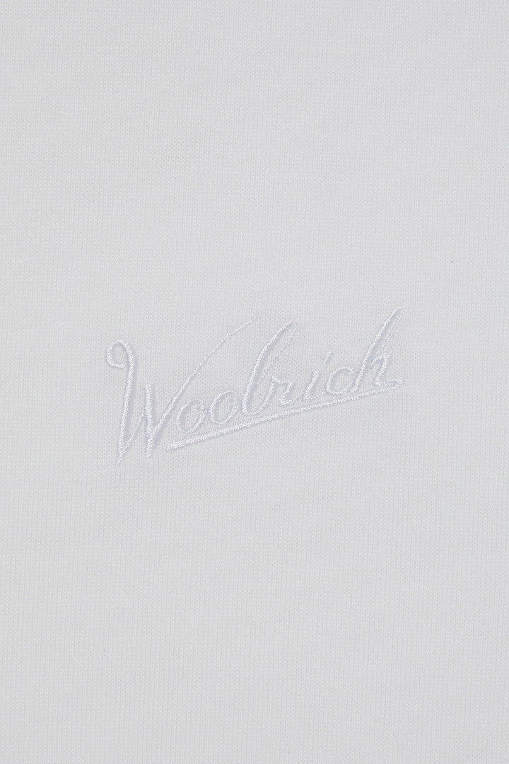 COOLMAX T-shirt with Embroidered Logo (White) - Detail View 1