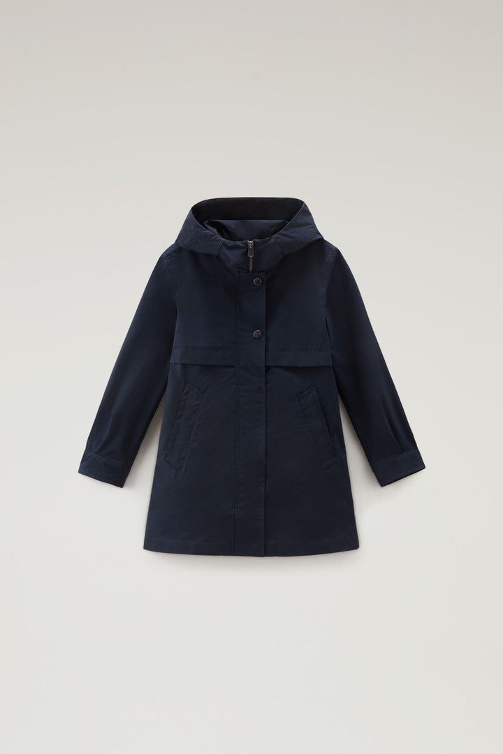 Girls' Summer Parka in Urban Touch (Melton Blue) - Main View