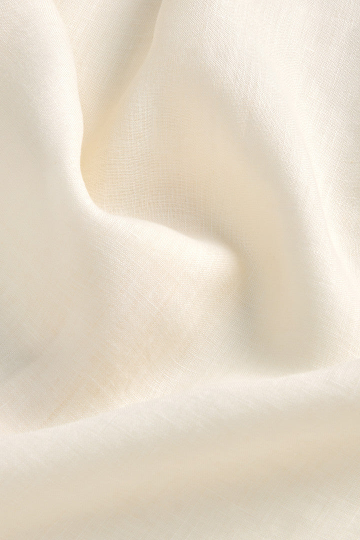 Boysâ?Garment-Dyed Pure Linen Shirt (Jet Stream) - Detail View 5