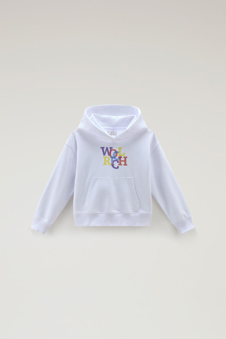 Girls' Pure Cotton Hoodie (Sea Breeze) - Detail View 1