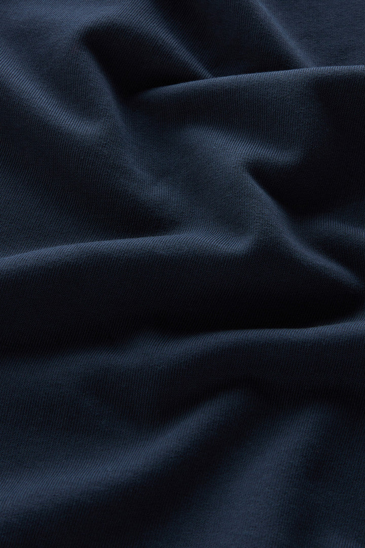 Boys' Pure Cotton Crewneck Sweatshirt with Print (Melton Blue) - Detail View 4