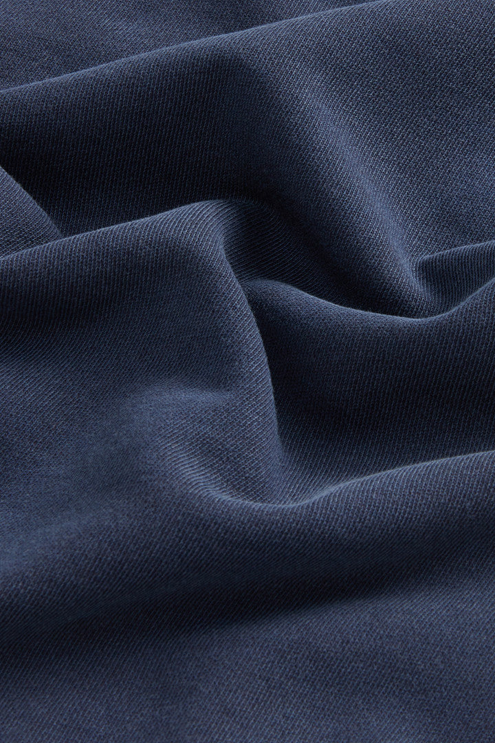 Boysâ?Garment-Dyed Pure Cotton Crewneck Sweatshirt (Melton Blue) - Detail View 4