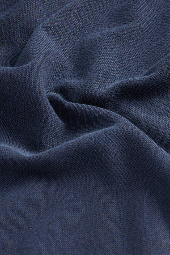 Boysâ?Garment-Dyed Full-zip Hoodie in Pure Cotton (Limoges) - Detail View 4
