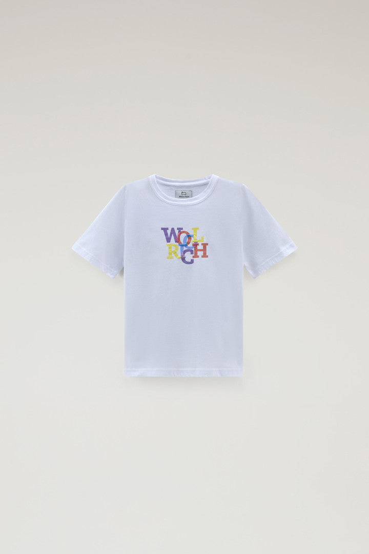 Boys' Pure Cotton T-Shirt with Graphic Print (Bright White) - Detail View 1