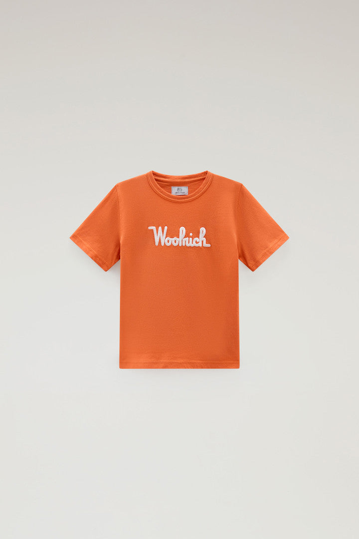 Boys' Pure Cotton T-Shirt with Embroidery (Bright White) - Detail View 4