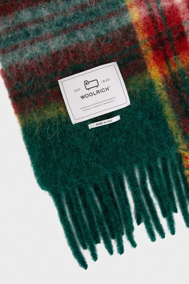Blanket in an Alpaca, Mohair, and Wool Blend (Royal) - Detail View 2