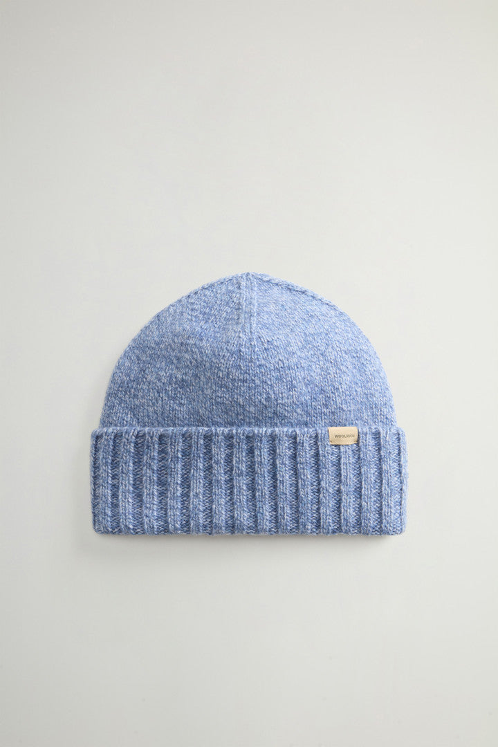 Pure Wool MoulinÃ© Beanie (Wine) - Main View