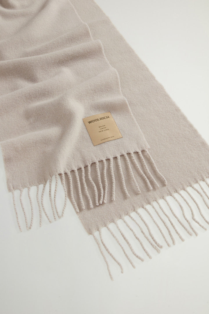 Pure Wool Scarf (Dove) - Detail View 2