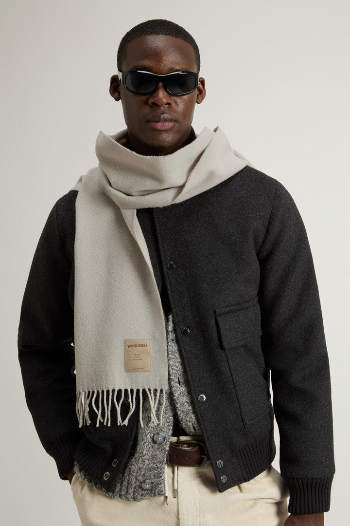 Pure Wool Scarf (Dove) - Detail View 3
