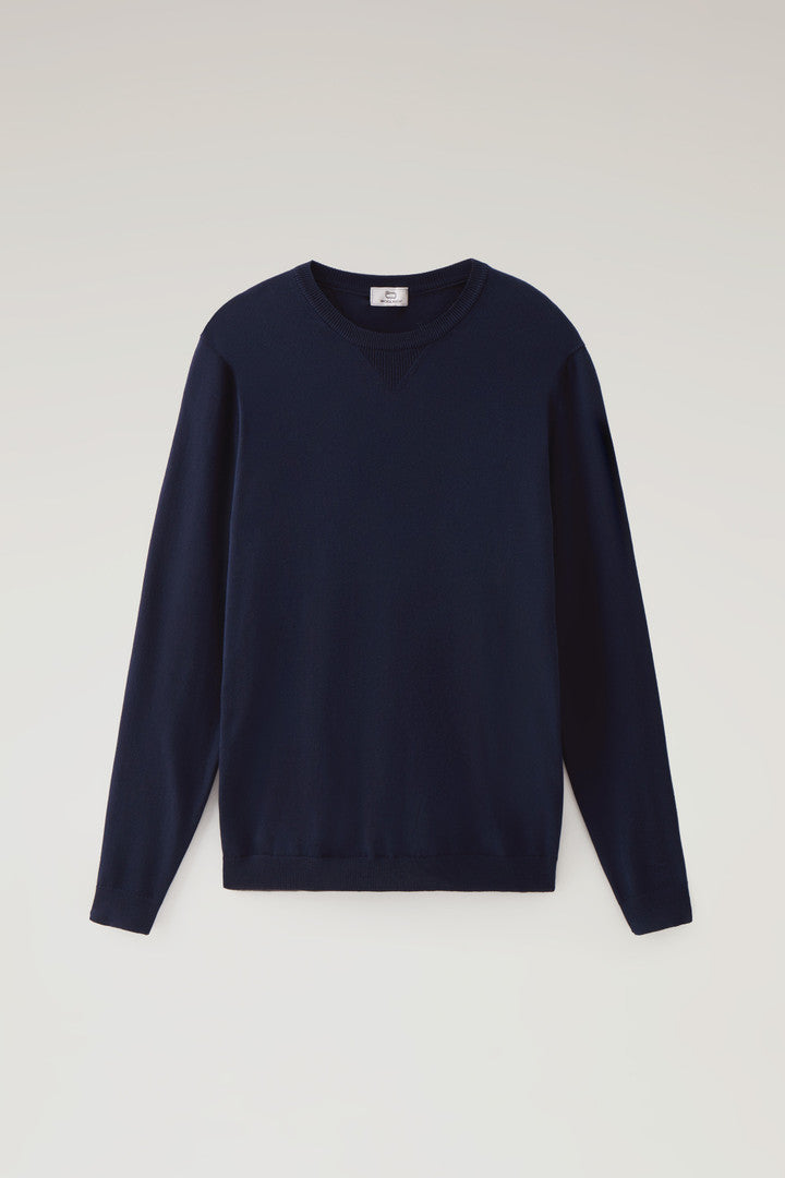 Pure Cotton Crewneck Sweater (Sage) - Detail View 15