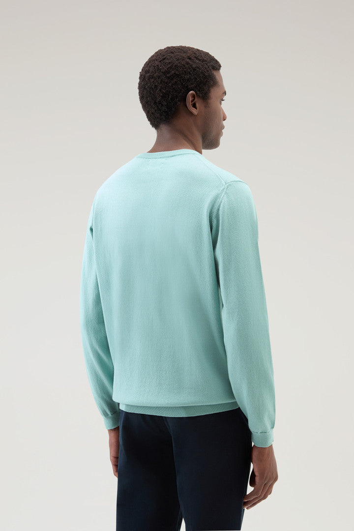 Pure Cotton Crewneck Sweater (Milky Cream) - Detail View 3