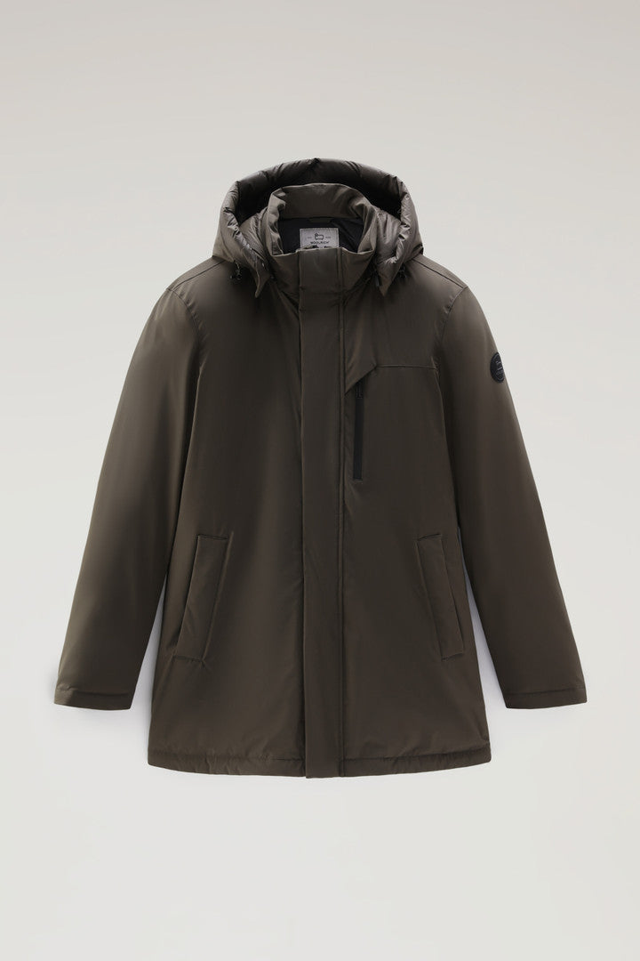 Mountain Stretch Parka (Dark Green) - Main View