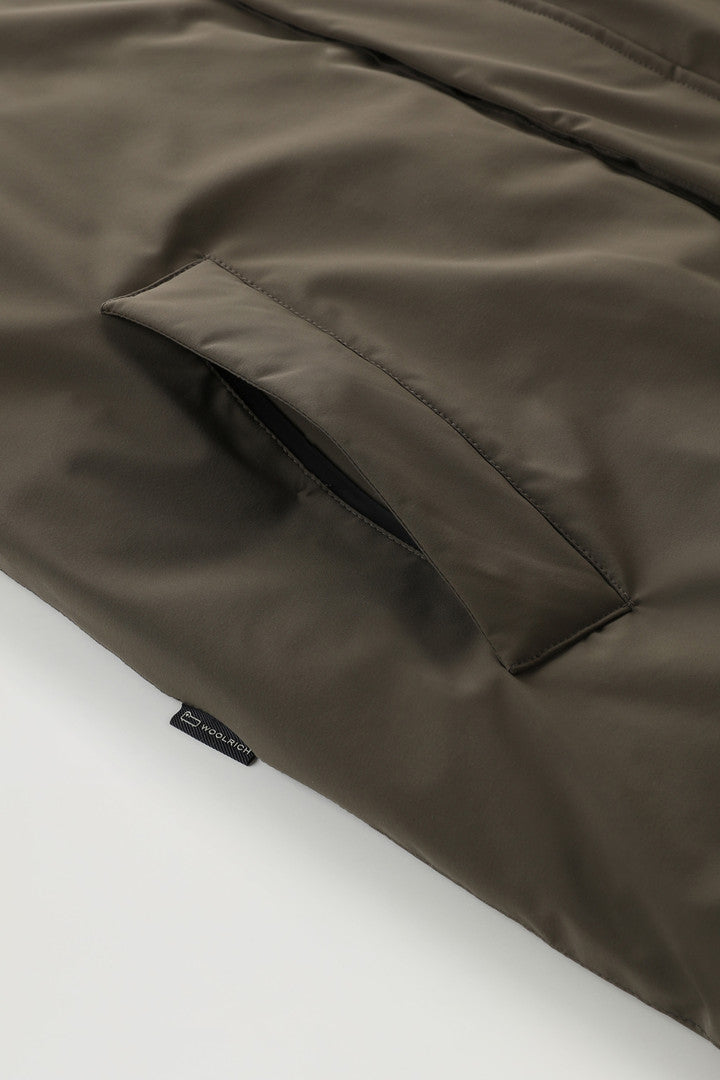 Mountain Stretch Parka (Dark Green) - Detail View 4