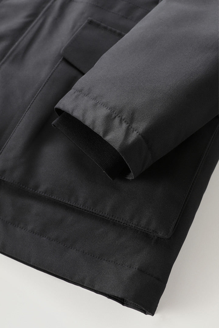 Mountain GORE-TEX Waterproof Parka with Hood (Off Black) - Detail View 2