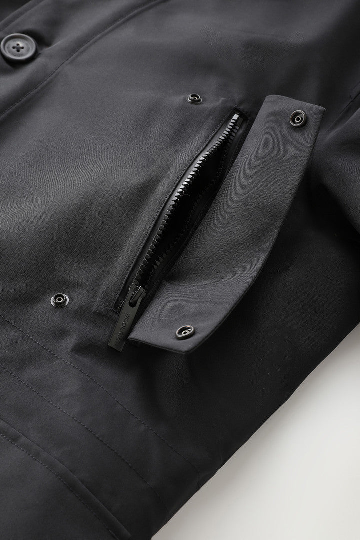 Mountain GORE-TEX Waterproof Parka with Hood (Off Black) - Detail View 3