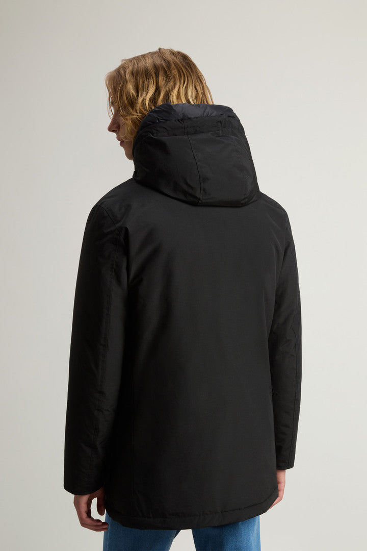 Arctic Parka in Ramar Cloth (Melton Blue) - Detail View 3