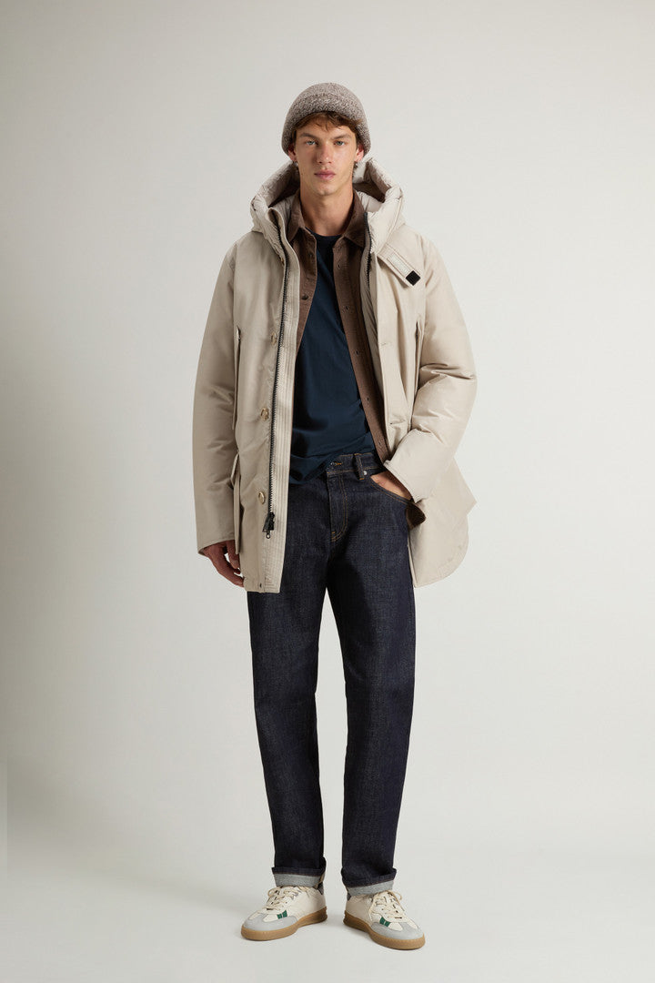 Arctic Parka in Ramar Cloth (Dove) - Detail View 1
