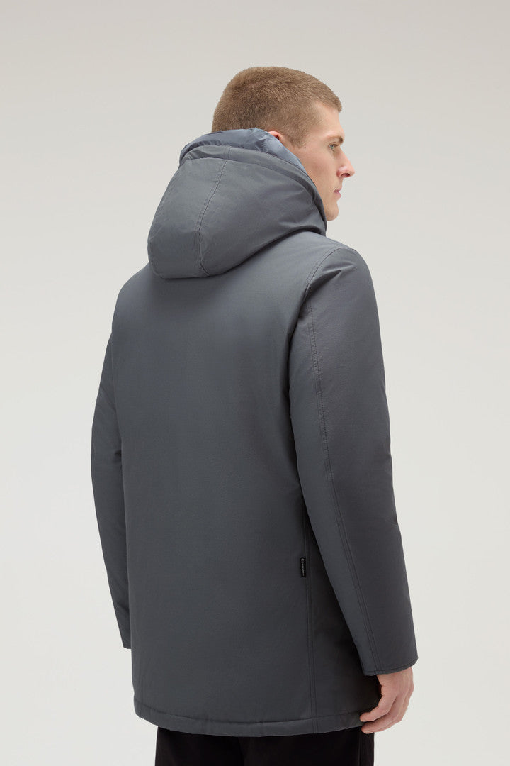 Arctic Parka in Ramar Cloth (Melton Blue) - Detail View 15