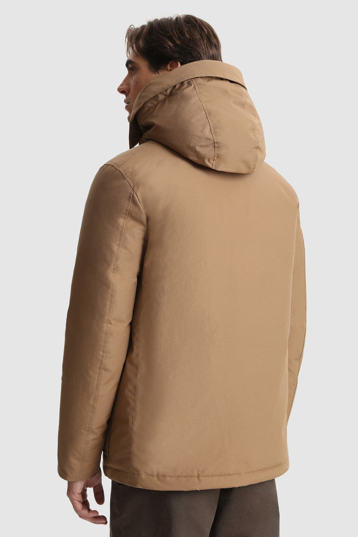 Arctic Anorak in Ramar Cloth with Detachable Fur (Black) - Detail View 14