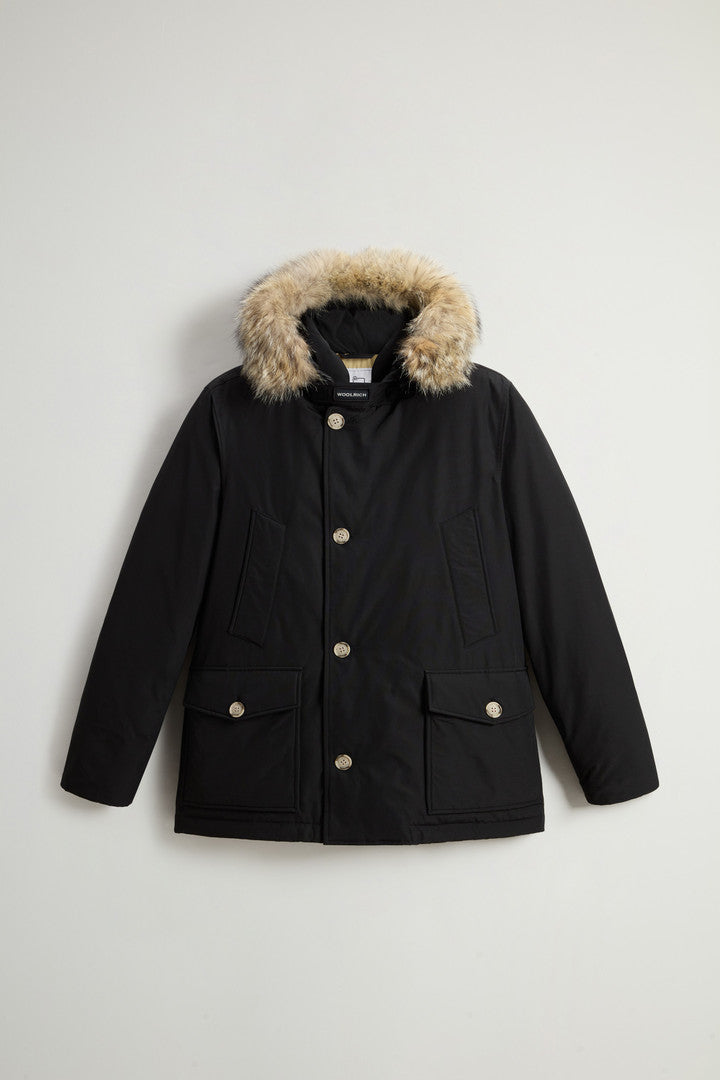 Arctic Anorak in Ramar Cloth with Detachable Fur (Melton Blue) - Detail View 6
