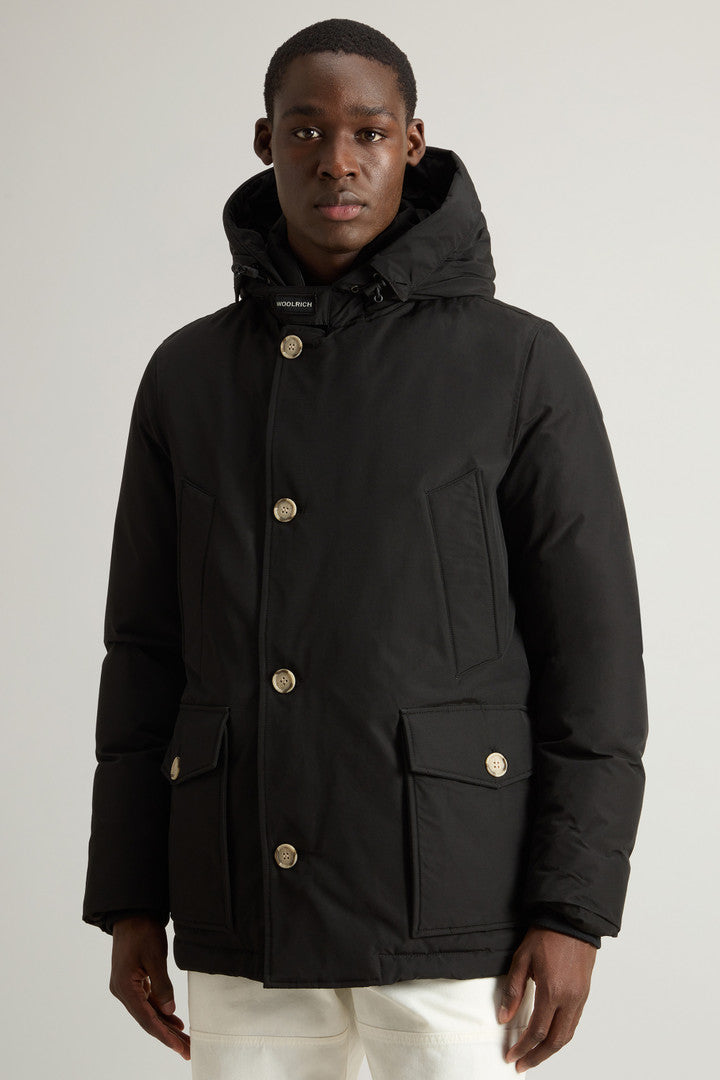 Arctic Anorak in Ramar Cloth with Detachable Fur (Melton Blue) - Detail View 4