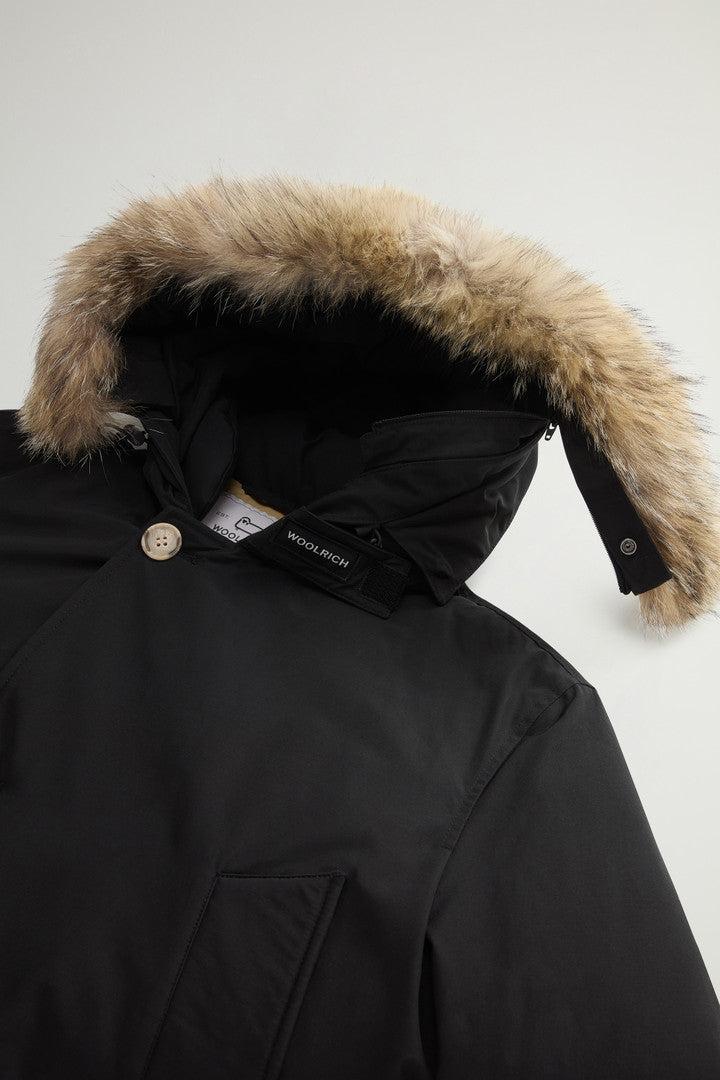 Arctic Anorak in Ramar Cloth with Detachable Fur (Melton Blue) - Detail View 7