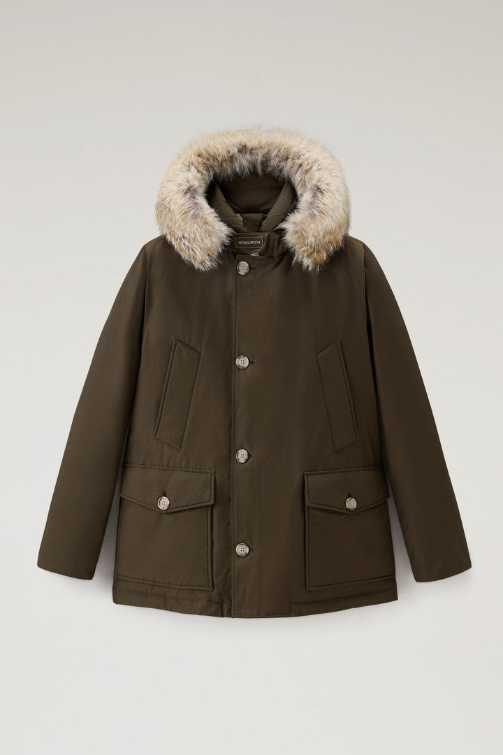 Arctic Anorak in Ramar Cloth with Detachable Fur (Black) - Detail View 19