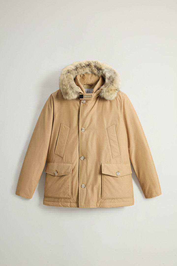 Arctic Anorak in Ramar Cloth with Detachable Fur (Black) - Detail View 18