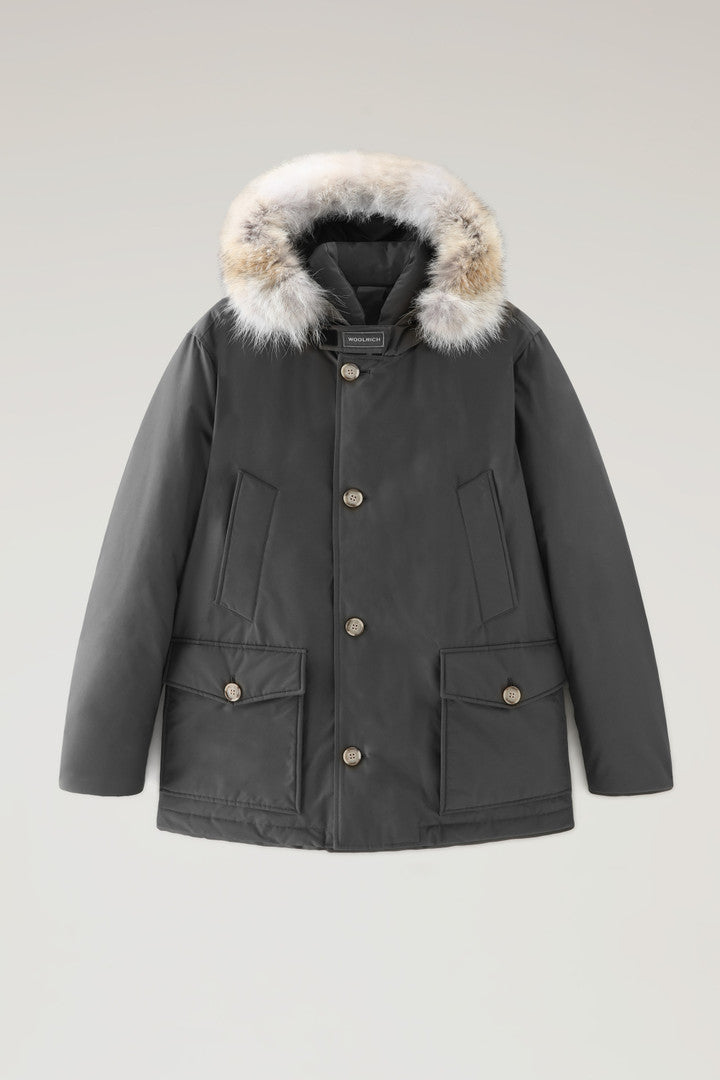 Arctic Anorak in Ramar Cloth with Detachable Fur (Melton Blue) - Detail View 17