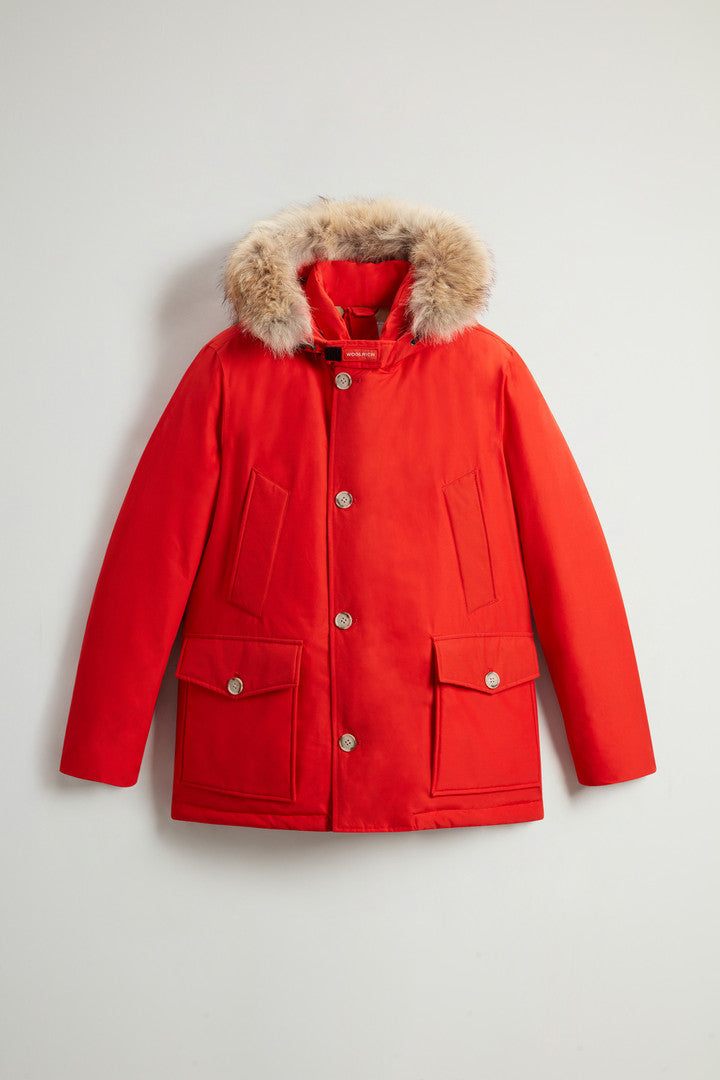 Arctic Anorak in Ramar Cloth with Detachable Fur (Black) - Detail View 16