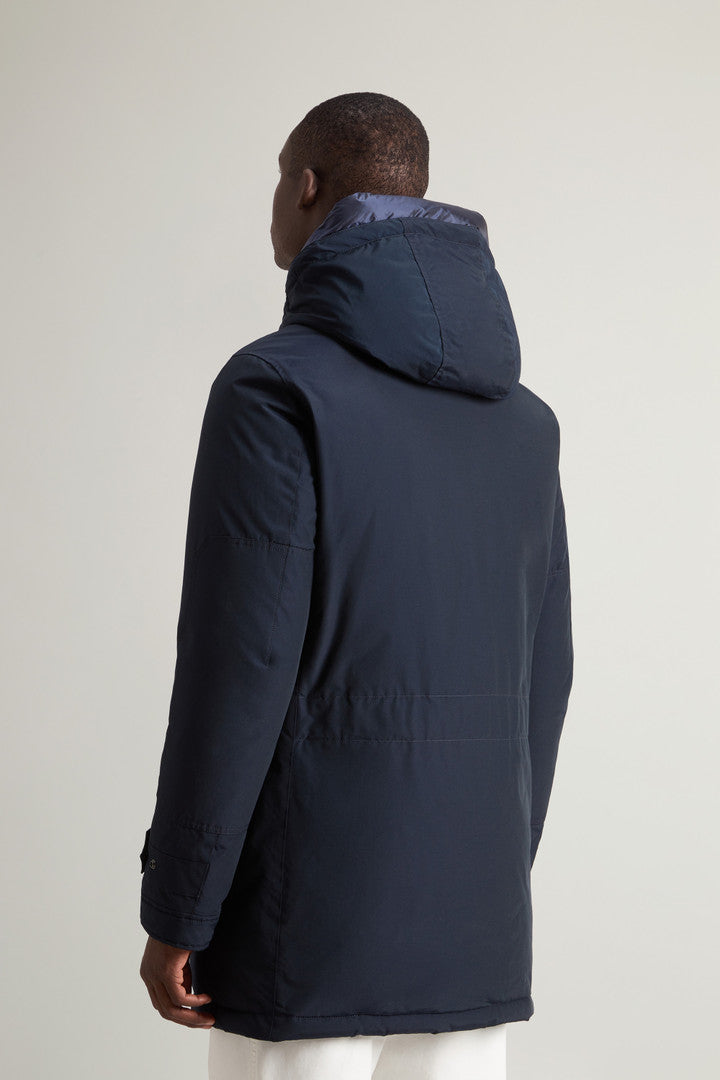 Polar Parka with High Collar (Dark Green) - Detail View 2