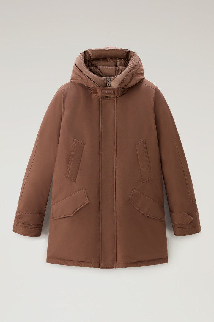 Polar Parka with High Collar (Melton Blue) - Detail View 9