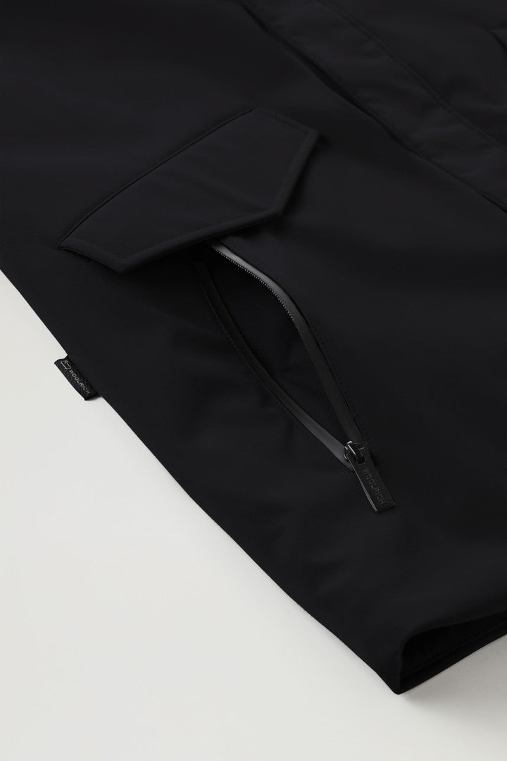 Barrow Mac Softshell Coat (Dark Green) - Detail View 5