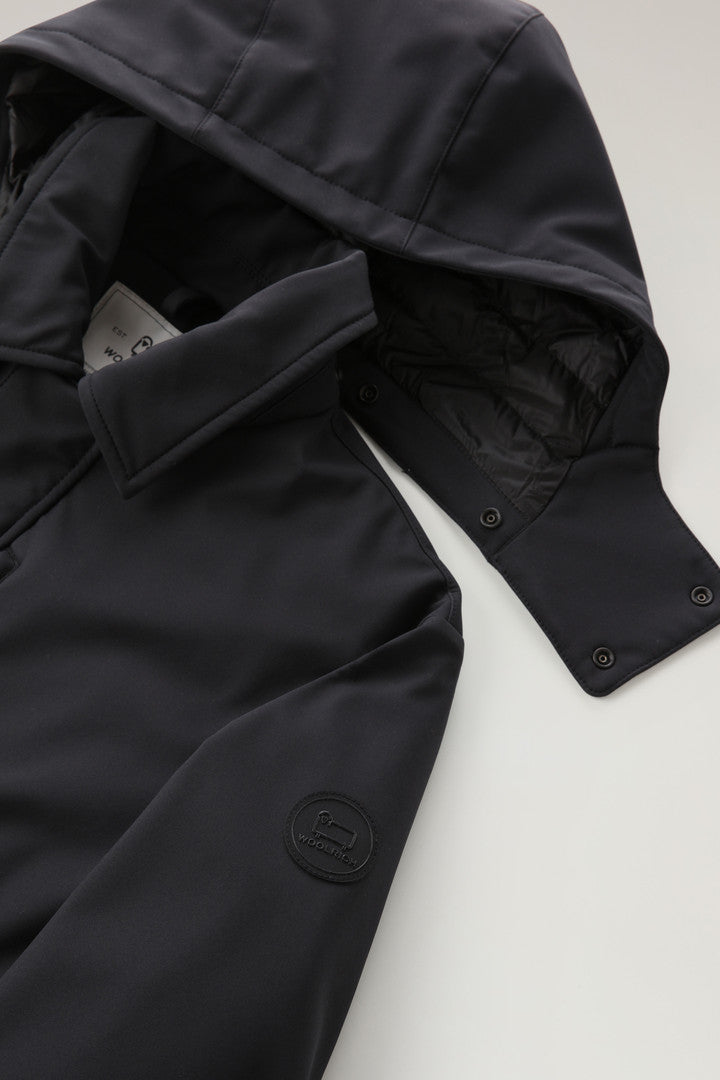 Barrow Mac Softshell Coat (Black) - Detail View 2
