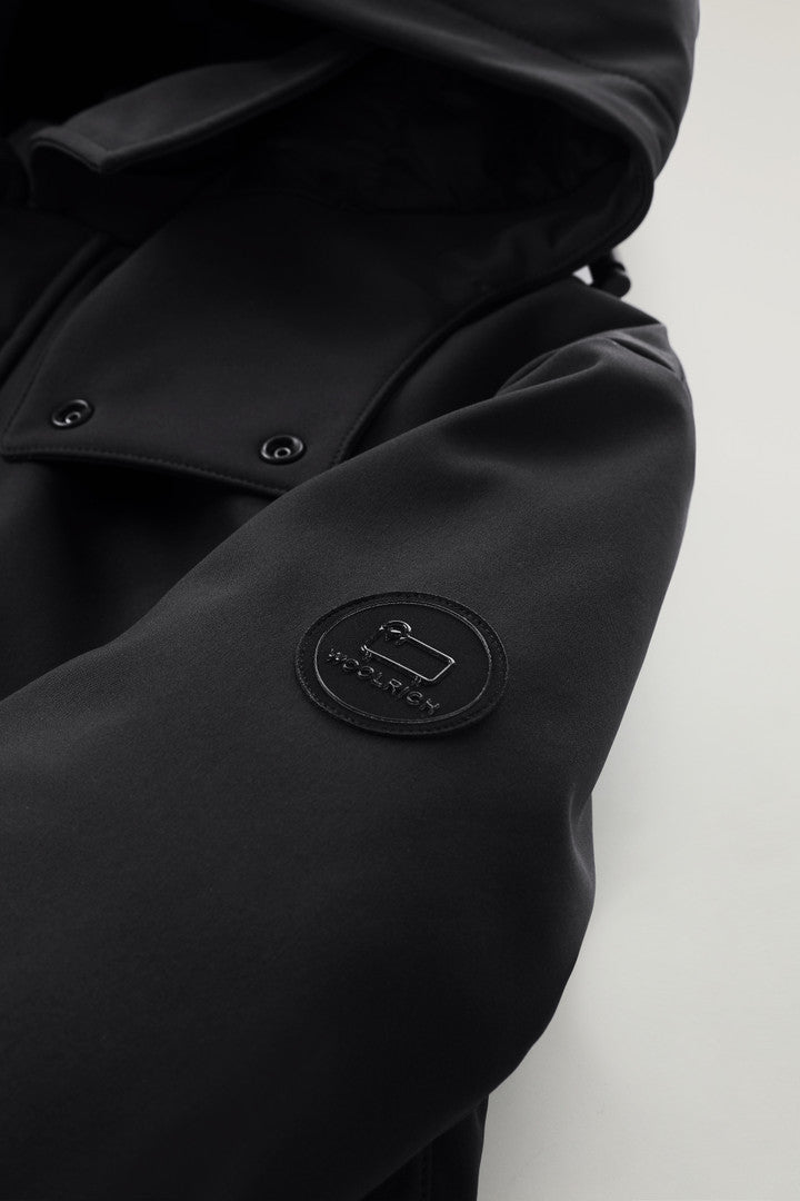 Barrow Mac Softshell Coat (Dark Green) - Detail View 4
