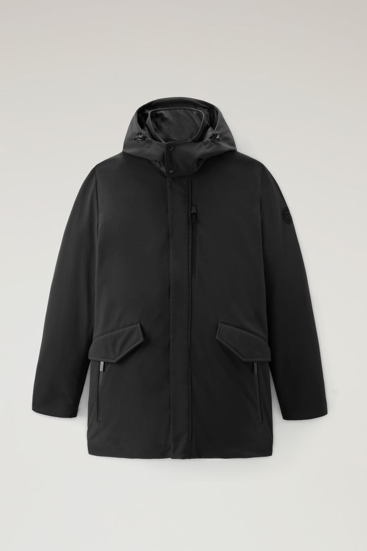 Barrow Mac Softshell Coat (Dark Green) - Main View
