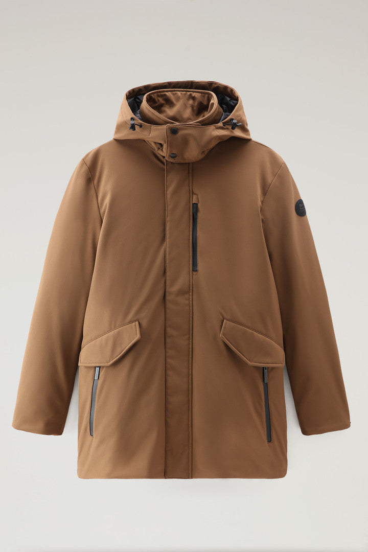 Barrow Mac Softshell Coat (Dark Green) - Detail View 7