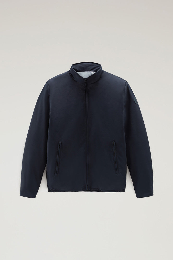 Padded Sailing Bomber (Melton Blue) - Main View