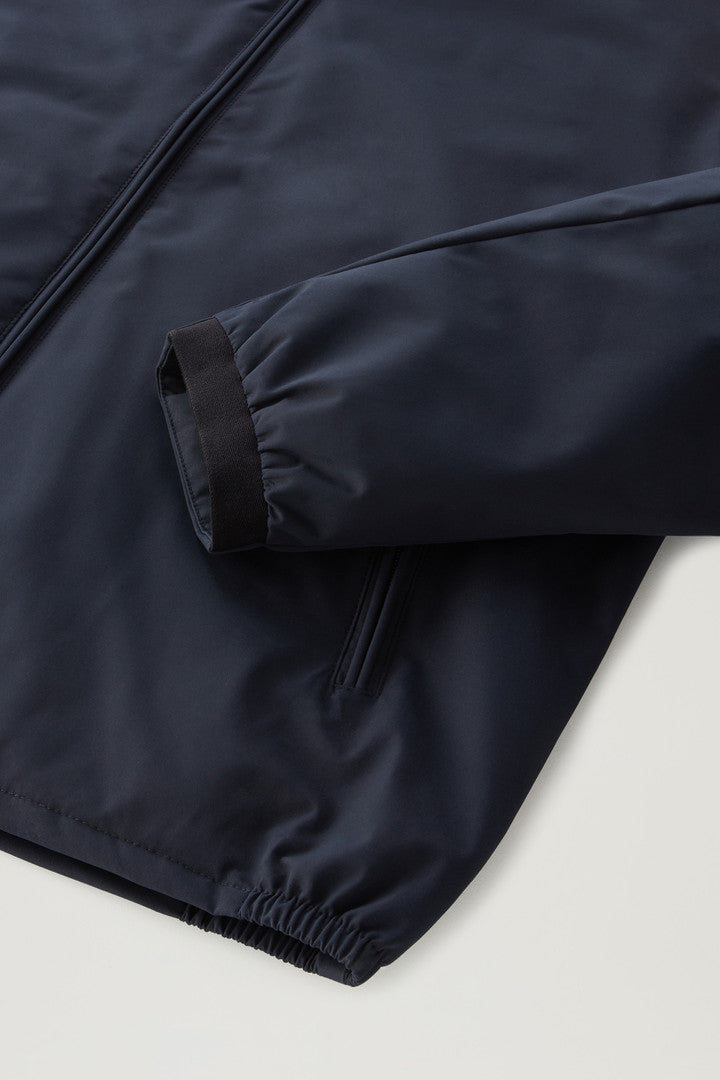 Padded Sailing Bomber (Melton Blue) - Detail View 4