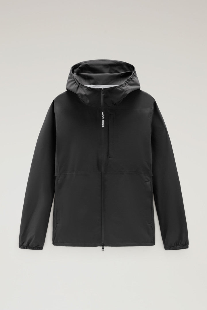 Waterproof Pacific Hooded Jacket (Melton Blue) - Detail View 10